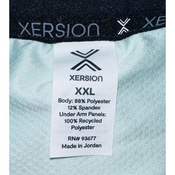 Xersion Mens Mint Green Performance T-Shirt XXL 88% Polyester 12% Spandex - Picture 3 of 3